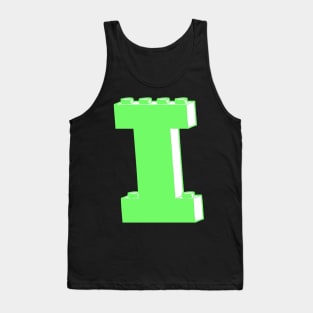 THE LETTER I, Customize My Minifig Tank Top